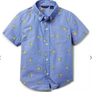 Janie and Jack Lemon Oxford Shirt Size 6